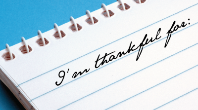 I'm thankful for...